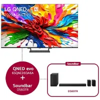 LG 65 inch QNED evo AI QNED93 MiniLED 4k Smart TV 2025 & DS60TR 5.1-kanaals - 65QNED93A6A.DS60TR