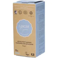 Ginger Organic Tampons Met Applicator Super 14 stuks