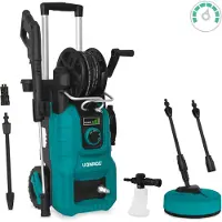 Vonroc Hogedrukreiniger V24-3 - 2400W – 180 bar – drukregelaar | Incl. terrasreiniger, schuimsproeier en accessoires