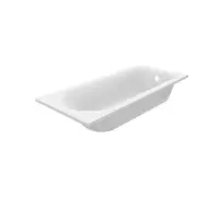 Luca Varess Rosala eenpersoons inbouwbad 170 x 75 cm acryl mat wit