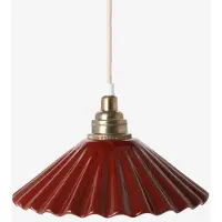 Sissy-Boy Donkerbruine hanglamp met ruffle