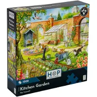 The House of Puzzles legpuzzel Kitchen Garden 1000 stukjes puzzel.