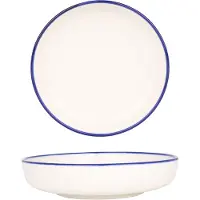 RINART Diepbord blue edge porselein 17 cm (410cc) set van 6
