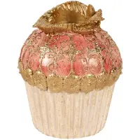 Baroque - Kandelaar - Kandelaar Cake 9,5 cm - Roze - Resin - 9.5x8x8 - Polyresin