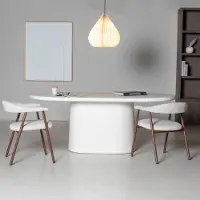 Giga Meubel Eettafel Romy Off-White Ovaal 200cm