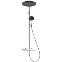 Hansgrohe Raindance Alive S Puro - Showerpipe - Ecostat thermostaat - 300mm maat - 1 straalfunctie - Chroom