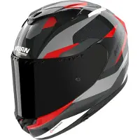 Nolan X-904 UC QUIN CALIBRO Integraalhelm Koolstof/Rood XL unisex zwart