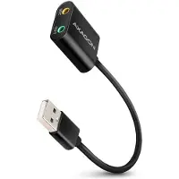 Aucune ADA-12 USB2.0 - Stereo Audio Mini Adapter, 15cm cable *USBAM *3,5MMF