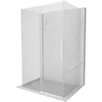 Mexen Rox-3S drie-zijdige schuifdouchecabine 105 x 100 , transparant, wit - 8C2-105-100-20-00-3S