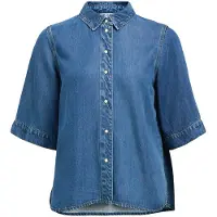 Object Blouse 'OBJFRAME' blauw denim