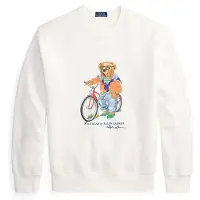 Ralph Lauren Heren Fleece sweater met witte Polo Bear (L), Casual, Katoen 710B14616001