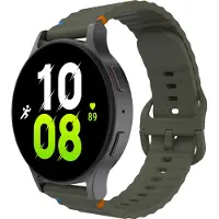 Just in Case Activeflex Strap Samsung Galaxy Watch 20mm Horlogebandje Khaki
