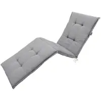 Madison Ligbedkussen Napels Grey Water Reppelent Coating (200 x 65 cm)