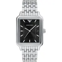 Emporio Armani Analoog horloge zwart / zilver