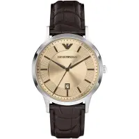 Giorgio Armani Analoog horloge bruin