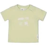 Feetje T-shirt You Croc my World limegroen Jongens Katoen Ronde hals Printopdruk - maat 68
