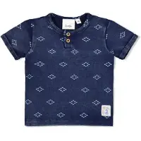 Feetje T-shirt Sssiesta marineblauw Jongens Katoen All over print - maat 68