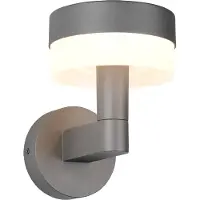 TRIO MACKENZIE - Wandlamp - Antraciet - incl. 1x SMD 8 W - Wandmontage - Niet geschikt voor externe dimmer - Niet dimbaar - Buitenverlichting - IP54