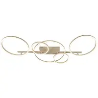 Lucide Moderne plafondlamp Nicola zand bruin