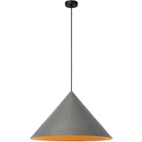 Lucide SPITZE - Hanglamp - Ø 60 cm - 1xE27 - Grijs - Vibes