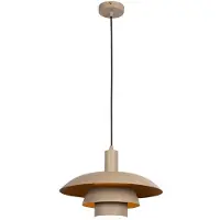 Lucide Design hanglamp Bruno zand bruin