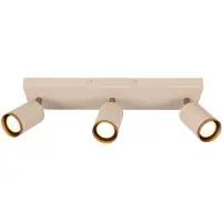 Lucide REGINA - Plafondspot - 3xGU10 - Taupe | Essential