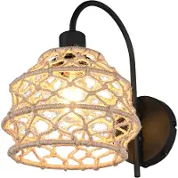 TRIO REALITY HIVE - Wandlamp - Zwart mat - excl. 1x E27 4 W - Wandmontage - Geschikt voor vaste montage of stekker - Casalum