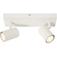 Lucide AMIGO - Plafondspot - 2xGU10 - Wit