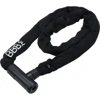 Bbb Cycling KeyGuard Chain - Fietsslot met Duurzame Beschermhoes - Lengte: 100CM - Dikte: 5MM - Kabelslot voor Stadsfiets, RaceFiets & Mountainbike - BBL-115