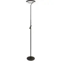 Lucide CELESTE - Vloerlamp - Ø 28 cm - LED Dimb. - 2700K - Zwart | Essential