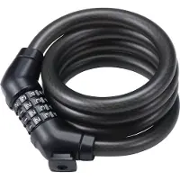 Bbb Cycling CodeGuard Cable - Fietsslot met Instelbare Code - Lengte: 120CM - Dikte: 15MM - Kabelslot voor Stadsfiets, RaceFiets & Mountainbike - BBL-102