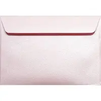 Netuno Metallic (parelmoer) roze enveloppen C6 - 114 x 162 mm - A6 - 25 stuks - NK natgelijmde - 120 gram - Majestic -