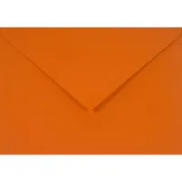 Netuno Gladde oranje enveloppen C6 - 114 x 162 mm - A6 - 25 stuks - NK natgelijmde - 115 gram - Sirio Color -