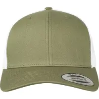 Flexfit Pet olijfgroen / wit