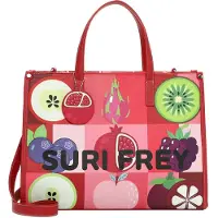 Suri Frey Shopper 'Issy' groen / lila / rood