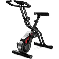 Robore CBX10 Huisfiets, Stille Magnetische Weerstand, 8-Niveau Instelbaar, Verstelbaar Zadel & Stuur, Max. Belasting 136kg, LCD-scherm, Ademend PU Zadel, Cardio Fitnesstrainer