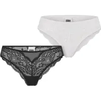 Urban Classics Slip zwart / wit