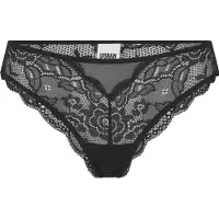Urban Classics Ondergoed - Kanten brazilian slips (Set van 2) - S tot XL - voor Vrouwen - zwart - Maat XL