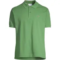Lacoste Poloshirt korte mouw groen classic fit 2 knoops