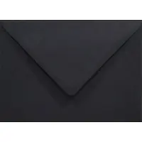 Netuno Gladde zwarte enveloppen A6 - 125 x 175 mm - B6 - 50 stuks - NK natgelijmde - 80 gram - Rainbow -