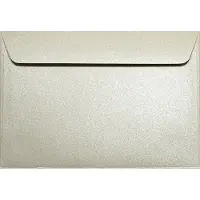 Netuno Metallic (parelmoer) Beige enveloppen C6 - 114 x 162 mm - A6 - 25 stuks - NK natgelijmde - 120 gram - Majestic -