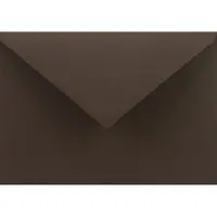 Netuno Gladde bruine enveloppen C6 - 114 x 162 mm - A6 - 25 stuks - NK natgelijmde - 115 gram - Sirio Color -