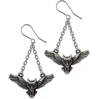 Alchemy Gothic - Gothic Oorbellen - Noctis Athena - zilverkleurig - Maat Standard