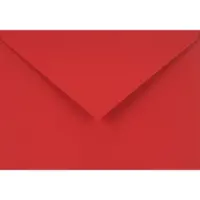 Netuno Gladde rode enveloppen C6 - 114 x 162 mm - A6 - 25 stuks - NK natgelijmde - 115 gram - Sirio Color -