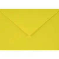 Netuno Gladde gele enveloppen C6 - 114 x 162 mm - A6 - 25 stuks - NK natgelijmde - 115 gram - Sirio Color -