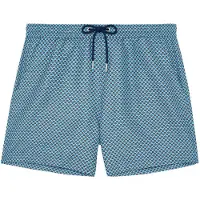 Hom Zwemshorts ' Beach Boxer Espresso ' blauw / turquoise / rood