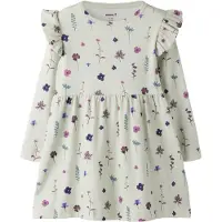 Name It Mini Jurk hemelsblauw / lichtgrijs / donkerlila / eosine