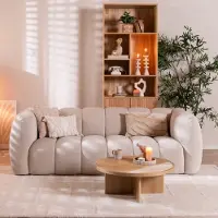 Livin24 3-zitsbank Luca chenille beige