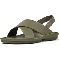 Camper Sandalen met riem 'Right Isla' olijfgroen