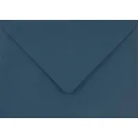 Netuno Gladde blauwe enveloppen A6 - 125 x 175 mm - B6 - 25 stuks - NK natgelijmde - 115 gram - Sirio Color -